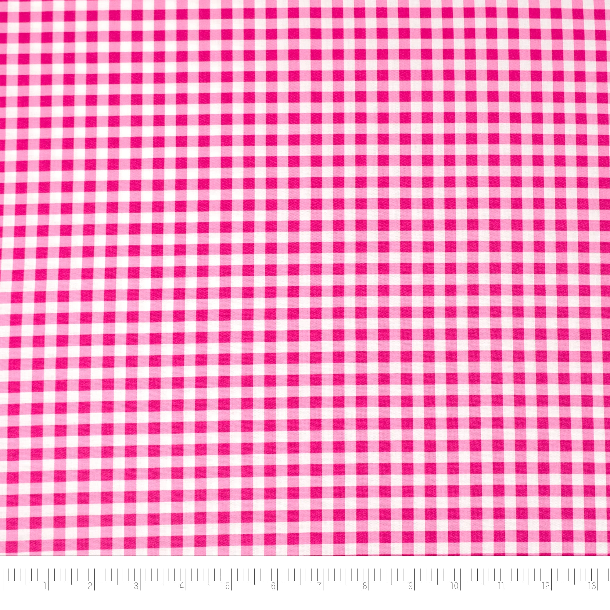 SINGER Red Gingham Check Cotton Fabric
